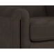 Romer Brushed Gold / Nubuck Cocoa Leather Armchair
